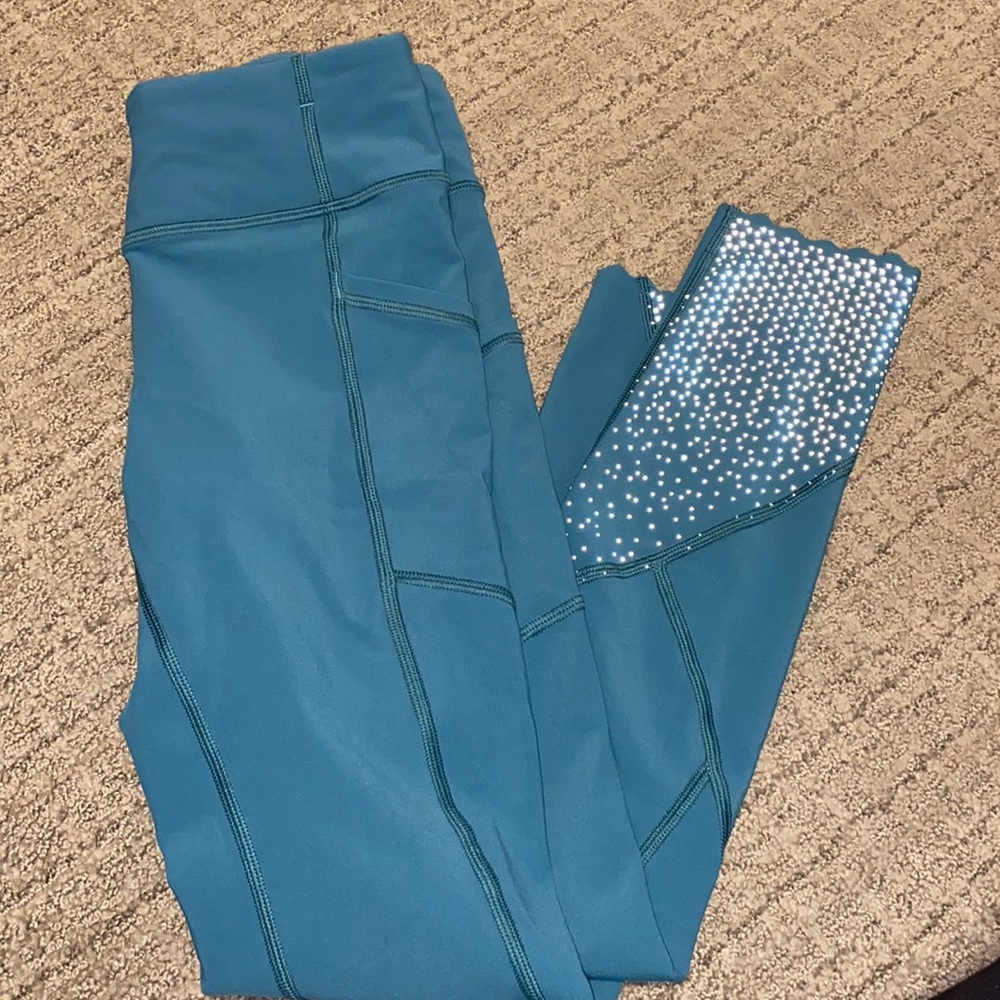 Blue Lululemon leggings